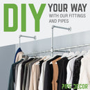1/2 in. Galvanized Iron Side Outlet Tee by PIPE DECOR