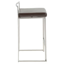 Fuji - Contemporary, Stackable Elegant Counter Stool (Set of 2) by HouseOfZazla