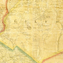 Vintage Map of Belknap County, New Hampshire 1859