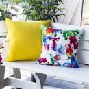 Tropical Parrot Outdoor & Indoor Pillow With Solarium - Multicolor by Unique Piece Furniture