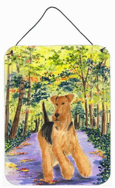 Airedale Aluminium Metal Wall or Door Hanging Prints