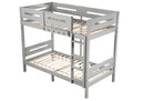 Edah - Twin Twin Bunk Bed - Gray by HouseOfZazla