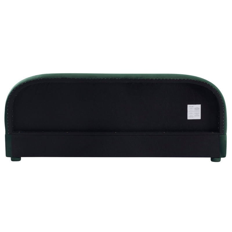 Dark Green Velvet Bed Frame, photo 10 of 10