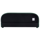 Dark Green Velvet Bed Frame by HouseOfZazla