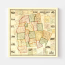 Vintage Map of Addison County, Vermont 1857