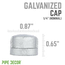 1 1/4 in. Galvanized Iron Cap