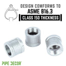 1 in. Galvanized Iron Coupling by PIPE DECOR