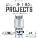 1 in. Galvanized Iron Coupling by PIPE DECOR