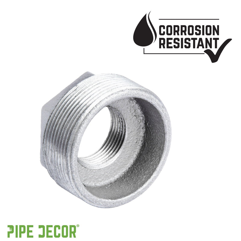 1 1/2 in. x 1 1/4 in. Galvanized Iron Bushing