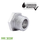1/2 in. x 3/8 in. Galvanized Iron Bushing
