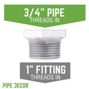 1 in. x 3/4 in. Galvanized Iron Bushing