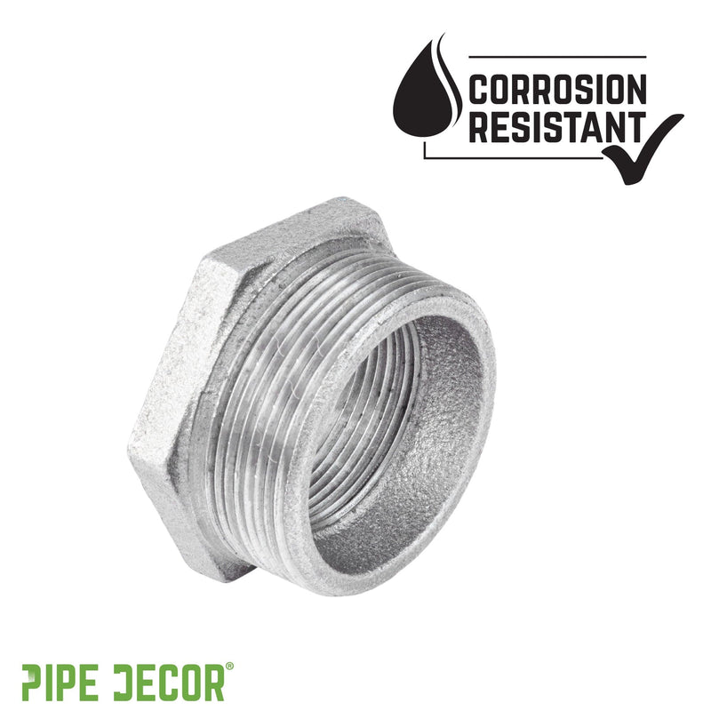 2 in. x 1 1/2 in. Galvanized Iron Bushing