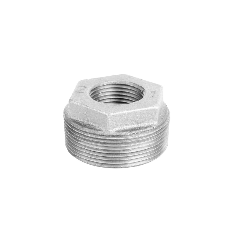 2 in. x 1 in. Galvanized Iron Bushing