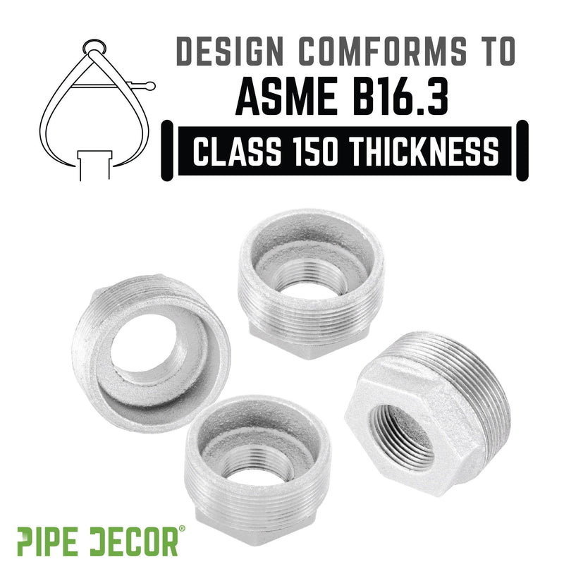 2 in. x 3/4 in. Galvanized Iron Bushing