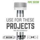 3/4 in. x 1/2 in. Galvanized Iron Bushing by PIPE DECOR