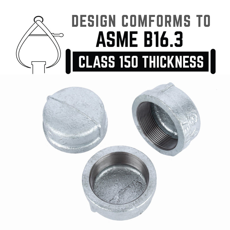 1 1/2 in. Galvanized Iron Cap