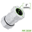 2 in. Galvanized Iron Compression Coupling