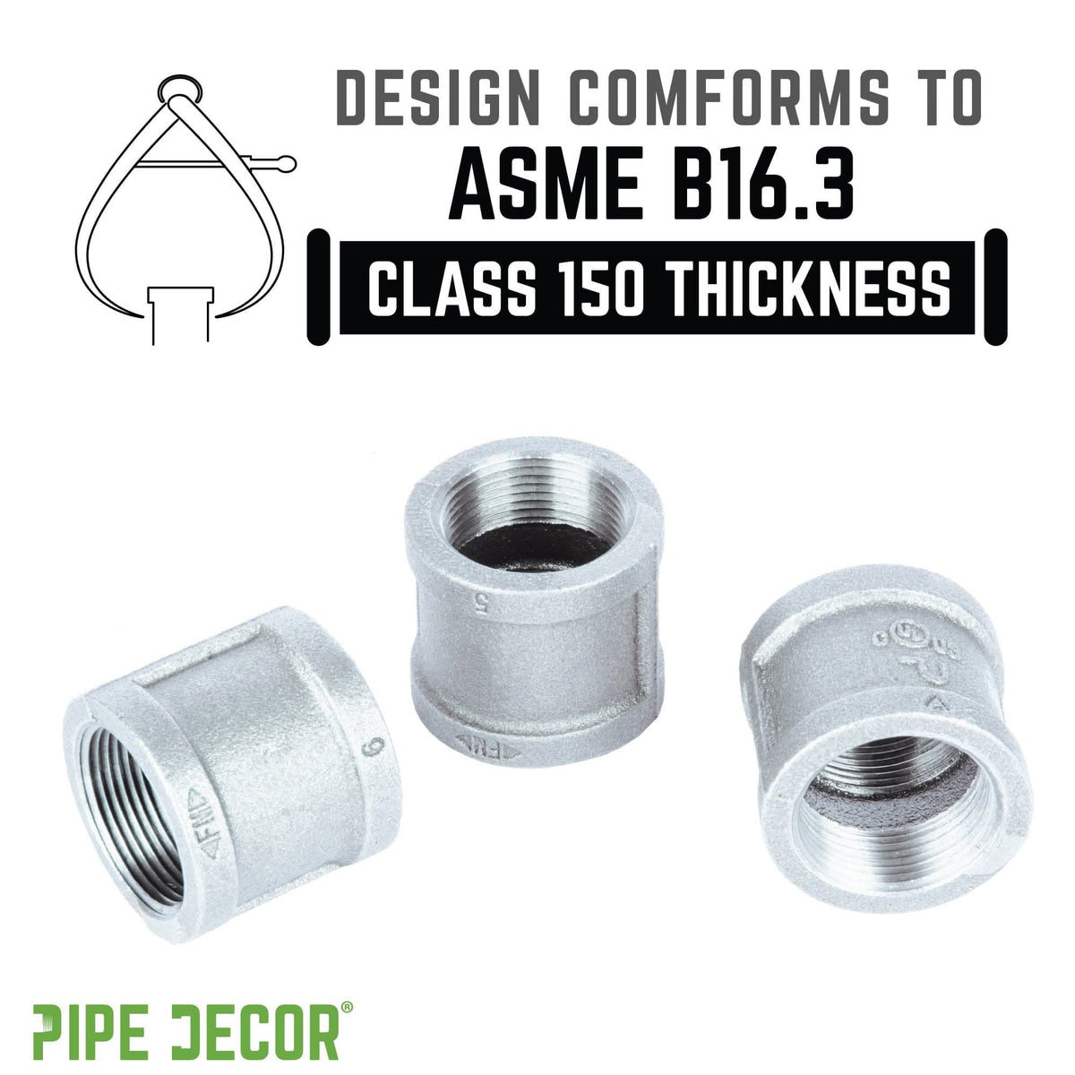 1 1/2 in. Galvanized Iron Coupling, photo 4 of 7