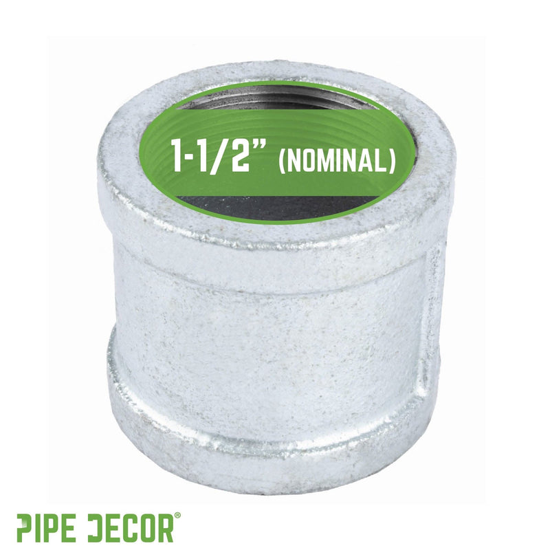 1 1/2 in. Galvanized Iron Coupling, photo 3 of 7