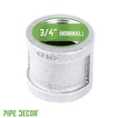 3/4 in. Galvanized Iron Coupling by PIPE DECOR