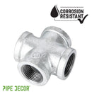 2 in. Galvanized Iron Cross