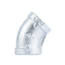 1/2 in. Galvanized Iron 45 Degree Elbow by PIPE DECOR