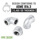 1/2 in. Galvanized Iron 90 Degree Elbow