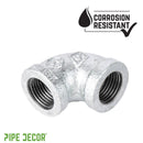 1/2 in. Galvanized Iron 90 Degree Elbow
