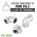 1/4 in. Galvanized Iron 90 Degree Elbow