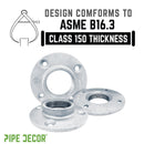 1 1/2 in. Galvanized Iron Floor Flange