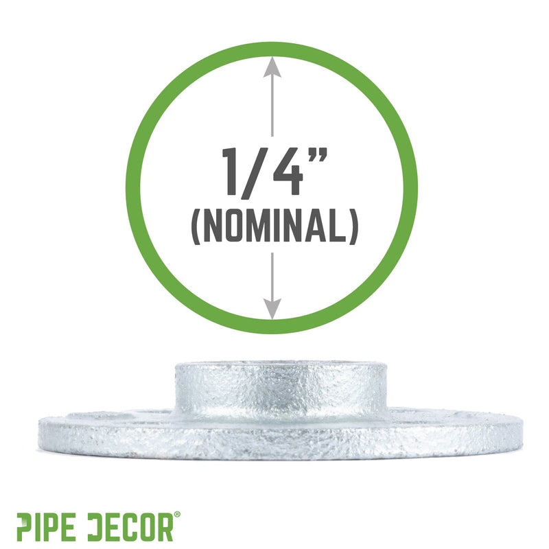 1/4 in. Galvanized Iron Floor Flange