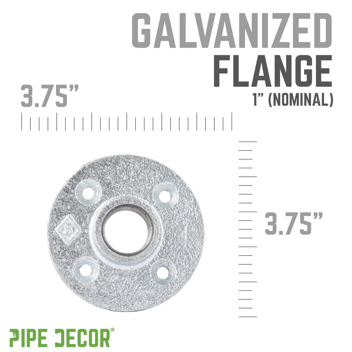 1 in. Galvanized Iron Floor Flange, photo 2 of 7