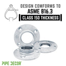 2 in.  Galvanized Iron Floor Flange