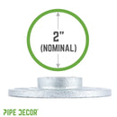 2 in.  Galvanized Iron Floor Flange