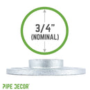 3/4 in. Galvanized Iron Floor Flange