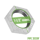 1 1/2 in. Galvanized Iron Locknut