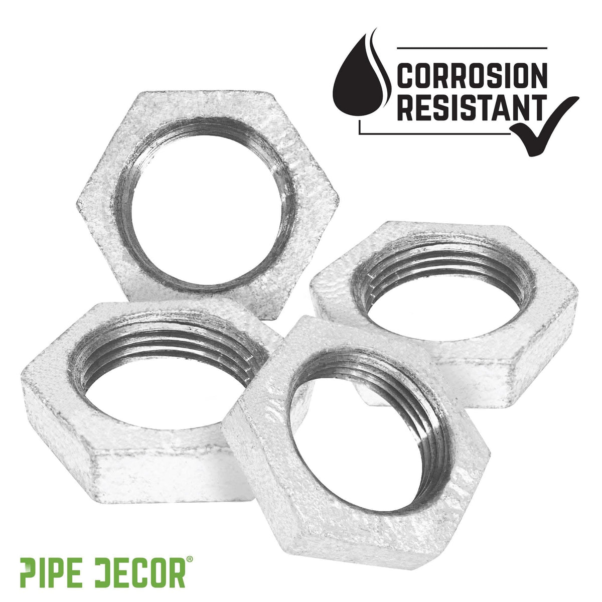 1 1/2 in. Galvanized Iron Locknut, photo 6 of 8