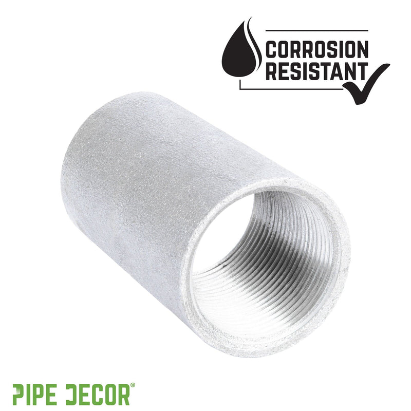 1 1/2 in. Galvanized Steel Merchant Coupling