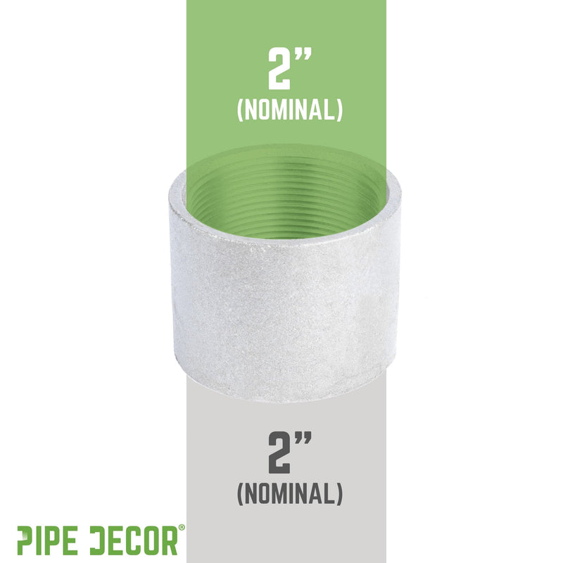 2 in. Galvanized Steel Merchant Coupling