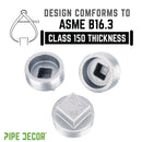 1 1/2 in. Galvanized Iron Plug