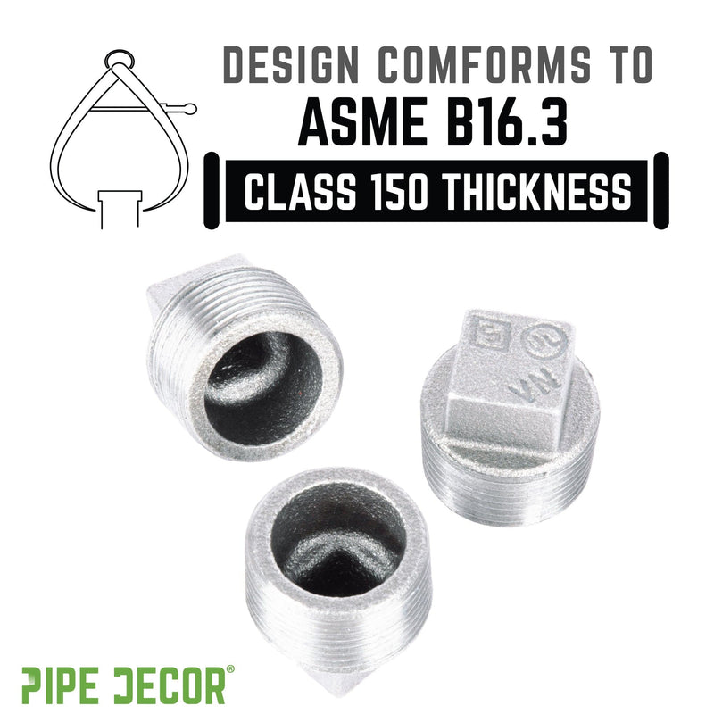 1 1/4 in. Galvanized Iron Plug
