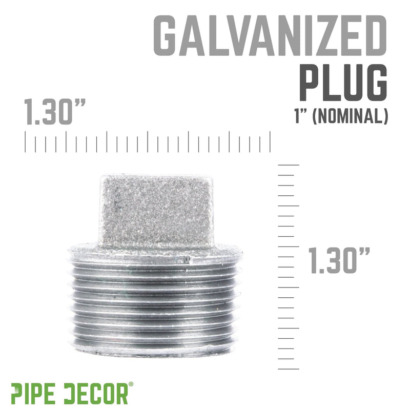1 in. Galvanized Iron Plug, photo 2 of 7