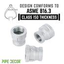 1 1/2 in. x 1 1/4 in. Galvanized Iron Reducing Coupling