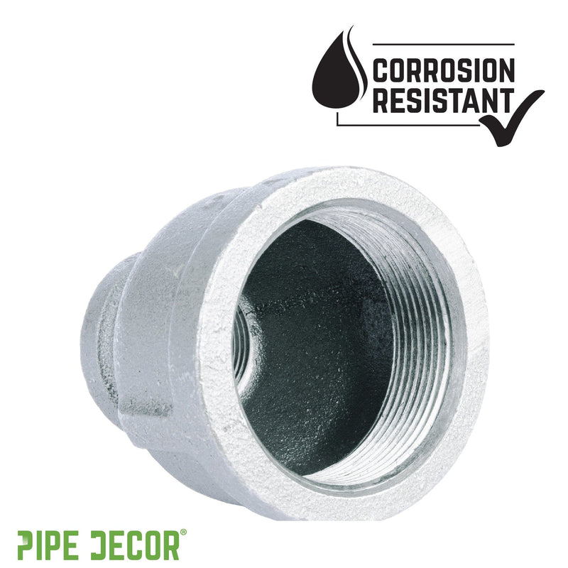 1 1/2 in. x 1/2 in. Galvanized Iron Reducing Coupling