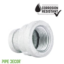 1/2 in. x 1/8 in. Galvanized Iron Reducing Coupling