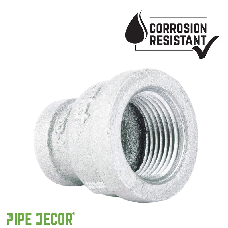 3/4 in. x 3/8 in. Galvanized Iron Reducing Coupling, photo 6 of 8