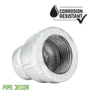 1/4 in. x 1/8 in. Galvanized Iron Reducing Coupling