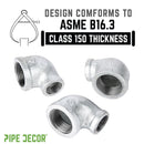 1/2 in. x 3/8 in. Galvanized Iron Reducing Elbow