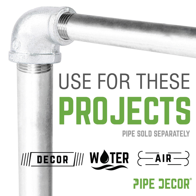 2 in. x 1 1/2 in. Galvanized Iron Reducing Elbow