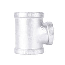 2 in. x 2 in. x 1 1/4 in. Galvanized Iron Reducing Tee